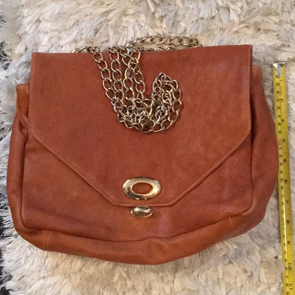 Pietro Alessandro Caramel Shoulder Chain Handbag - Picture 2 of 7